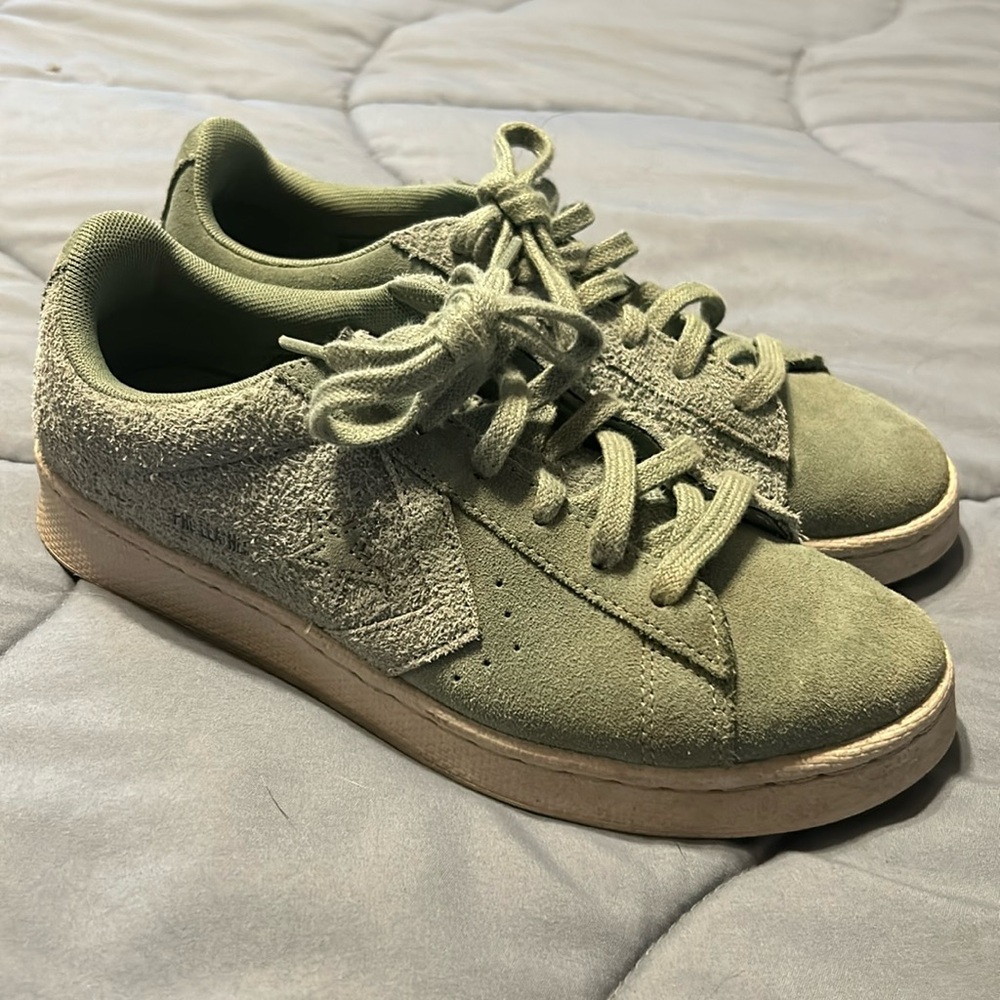 Converse leather shoes